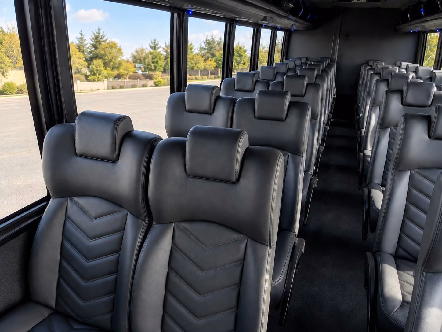 18 passenger minibus inside