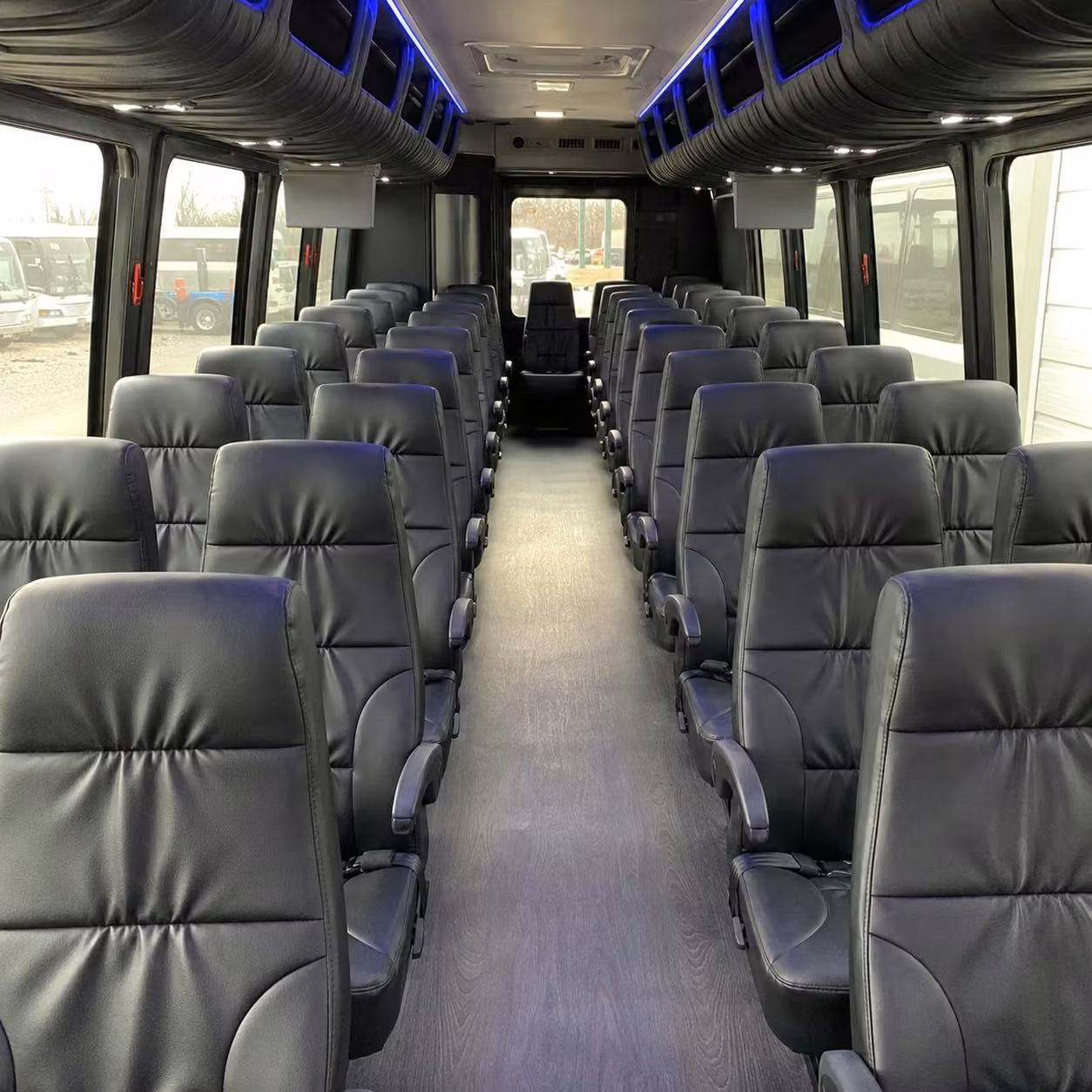 35 passenger minibus inside