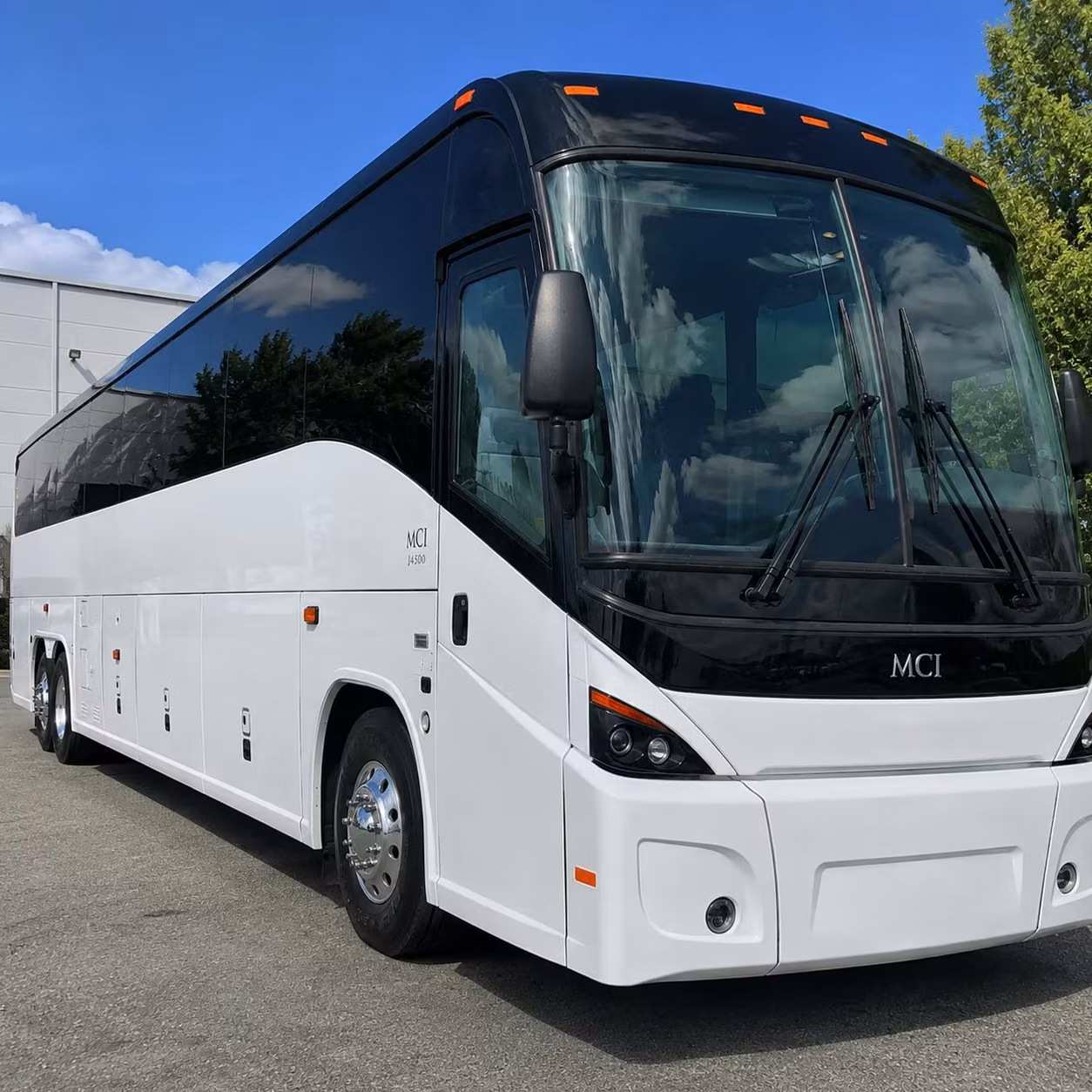 56 passenger charter bus