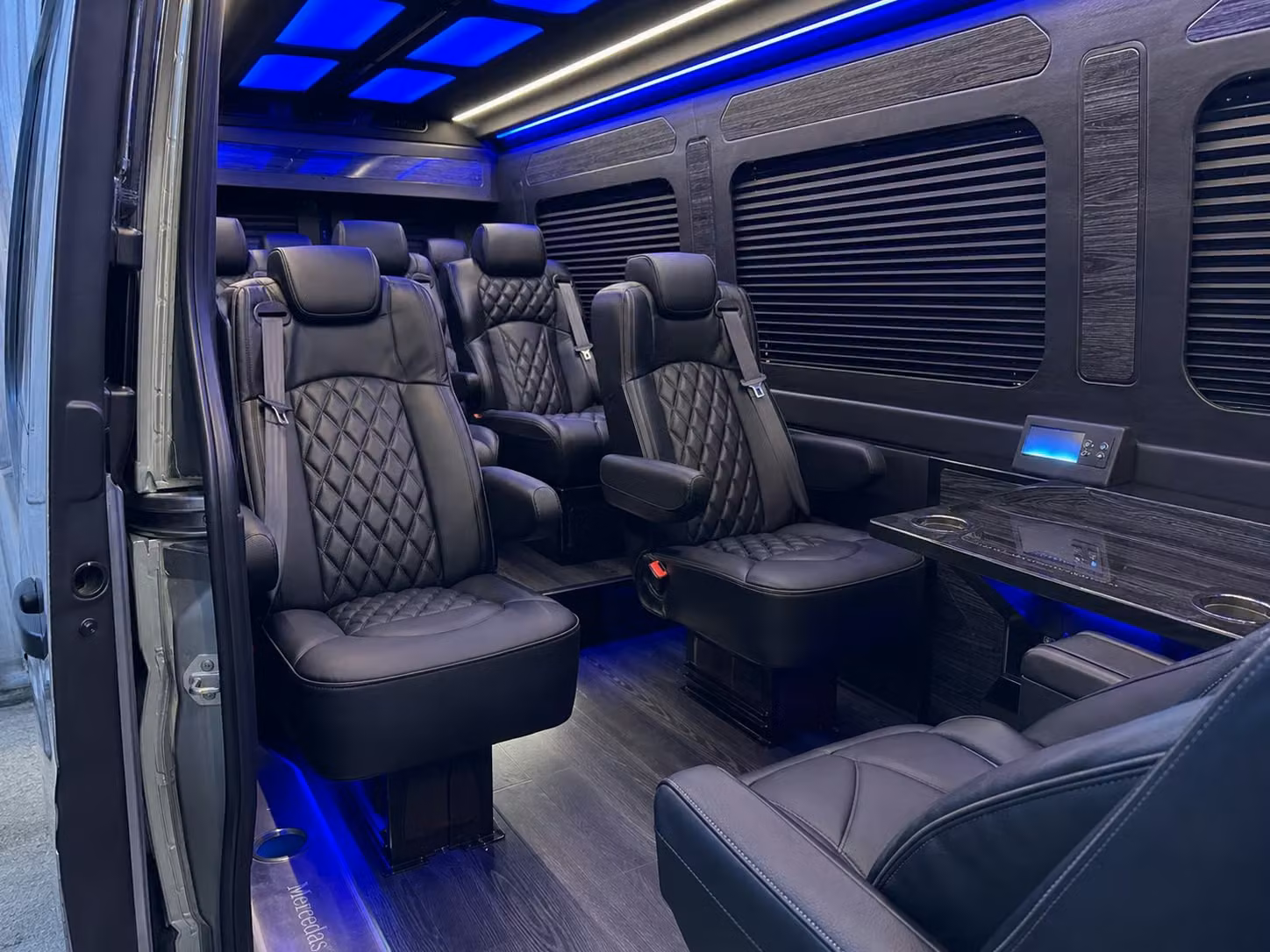 sprinter van transportation for groups and events across des moines